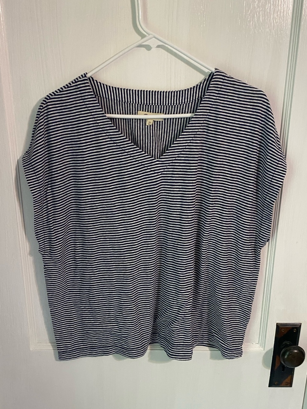 Madewell striped loose fitting shirt